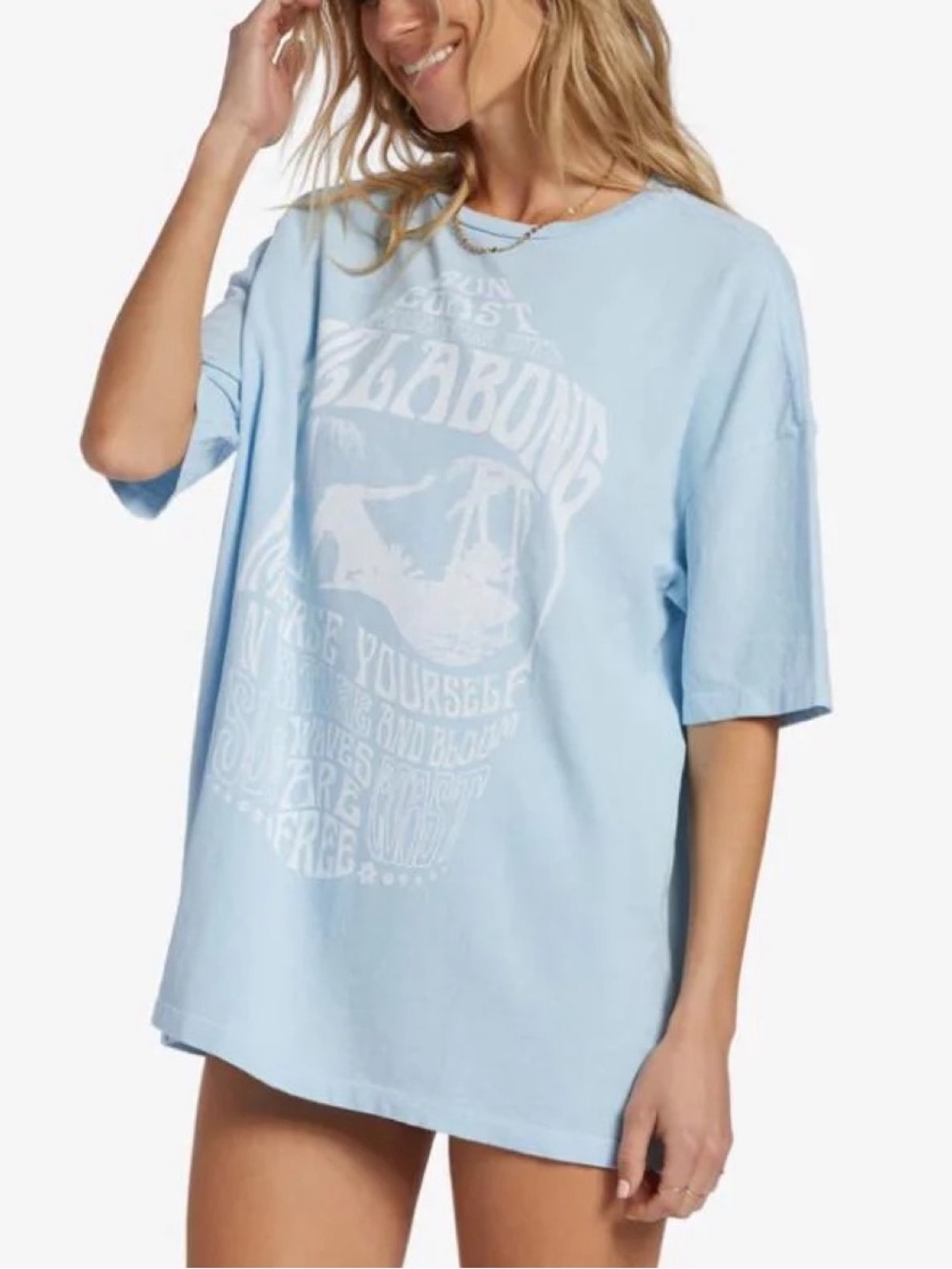 BILLABONG SUN COAST T-SHIRT BLISS BLUE, size Small